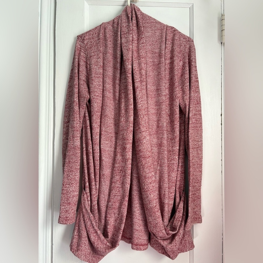 UGG Drapped Open Front with Pockets Soft Knit Cardigan, Sz: Large